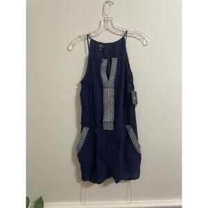 I.N. San Francisco, Blue Romper , NWT, Womens Size S